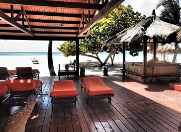 Spa del sol in Caribbean